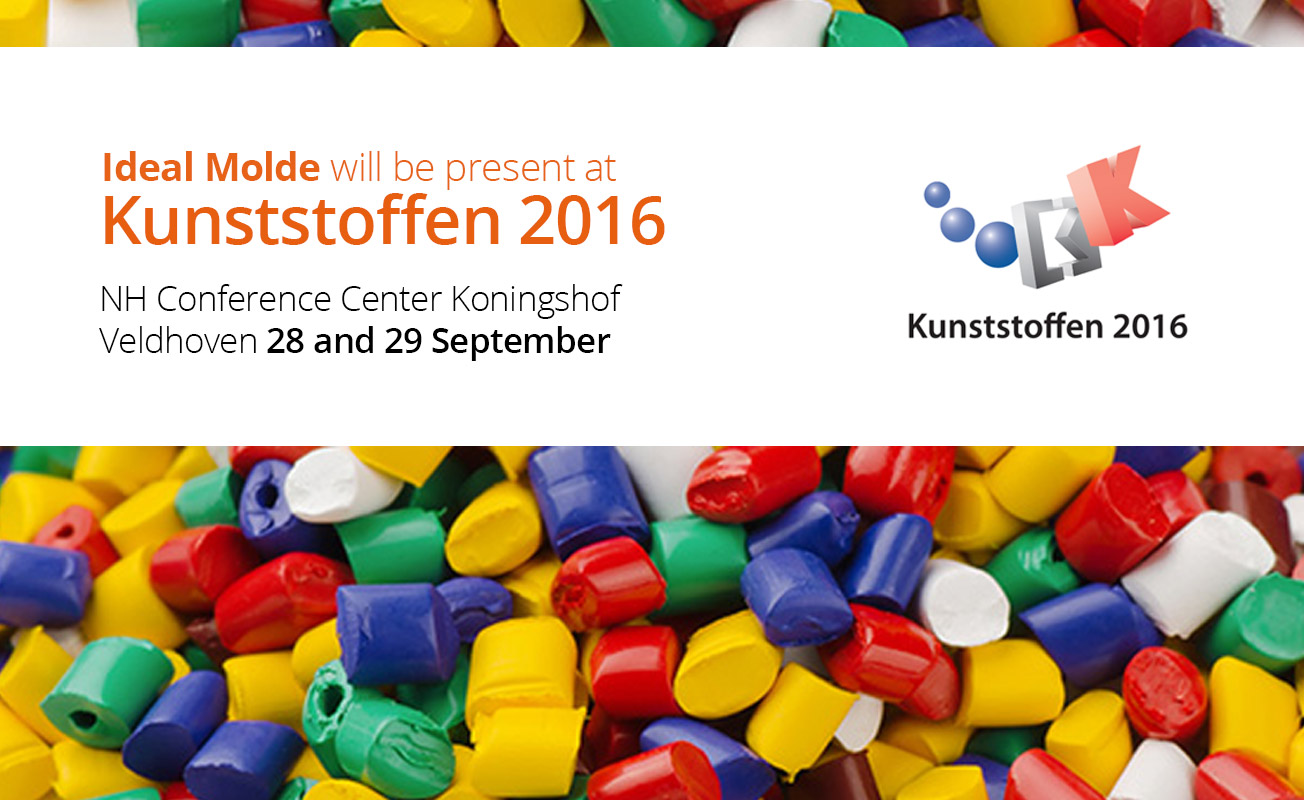 A Ideal Molde estará presente na feira Kunststoffen 2016, nos dias 28 e 29 de Setembro.